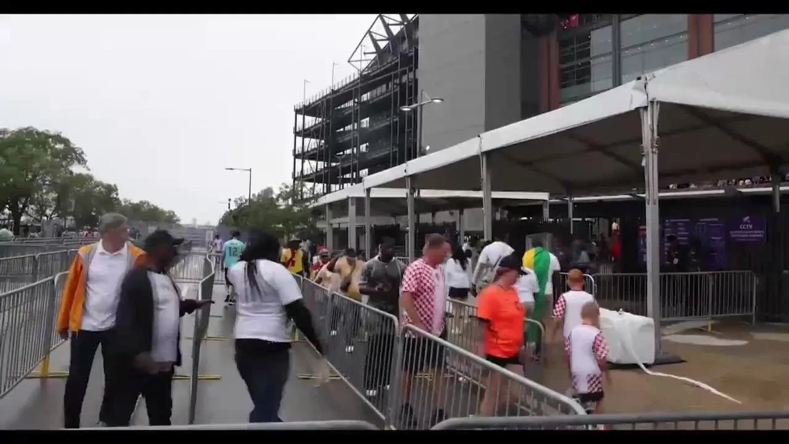 Filadelfia: aficionados se congregan para el partido de la Copa del Mundo entre Croacia y Ghana