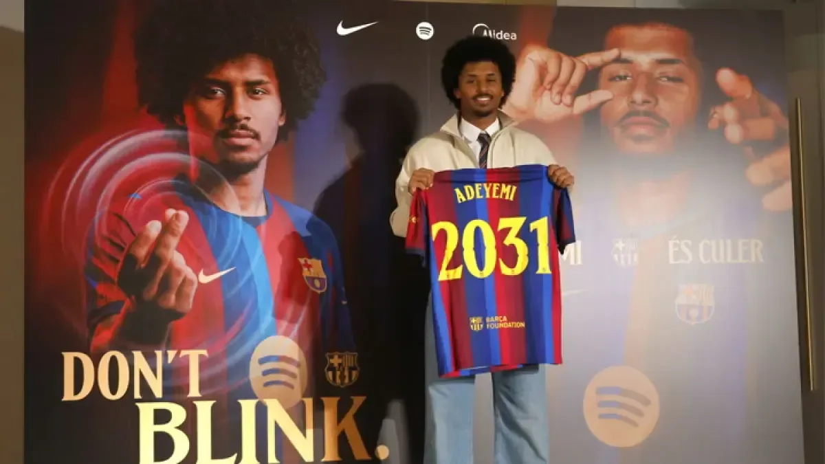 Adeyemi se rinde a Messi y anticipa una buena conexión con Lamine Yamal en el FC Barcelona