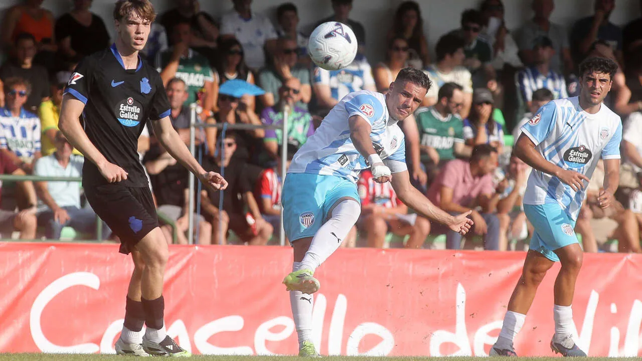 Vilalba: Aubameyang anota su primer gol para el Dépor en victoria ante el Lugo