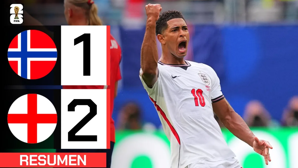 Bellingham lidera a Inglaterra a semifinales tras doblete contra Noruega