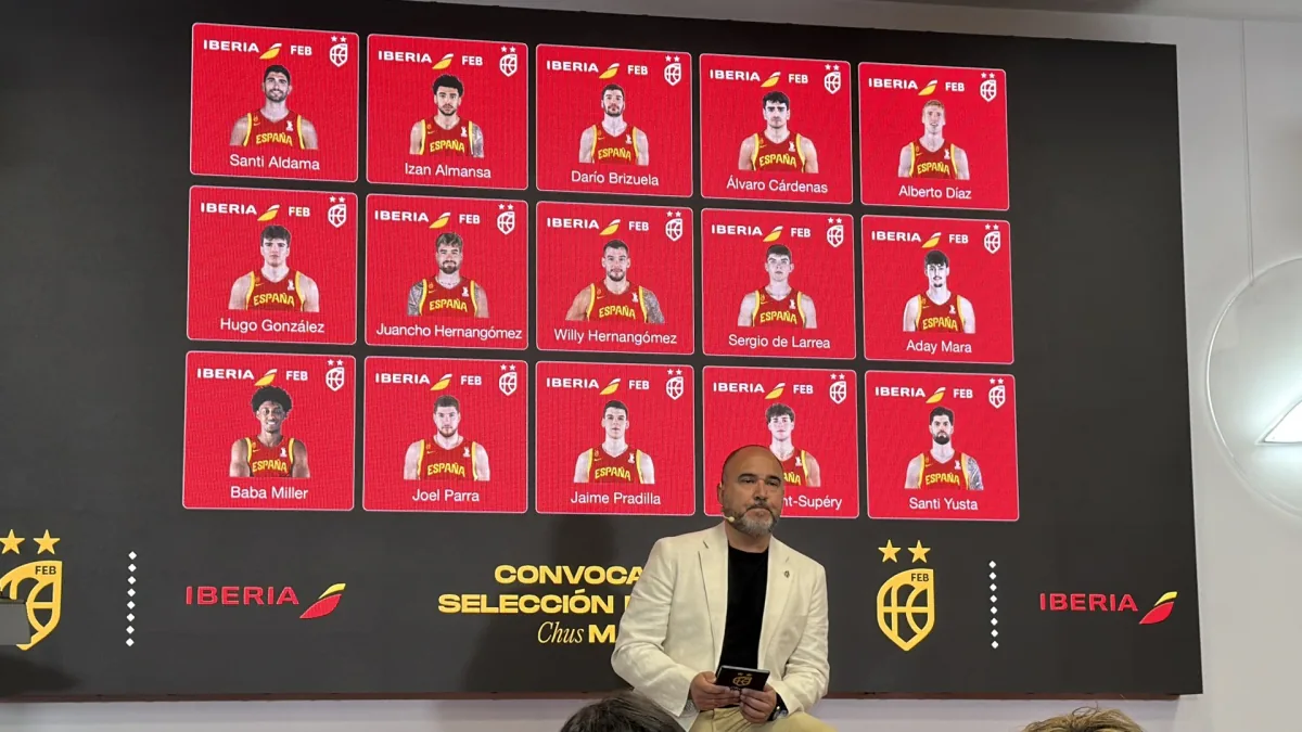 La selección española masculina de baloncesto se prepara para la Ventana de agosto con una lista que incluye jugadores de la NBA y campeones de Europa