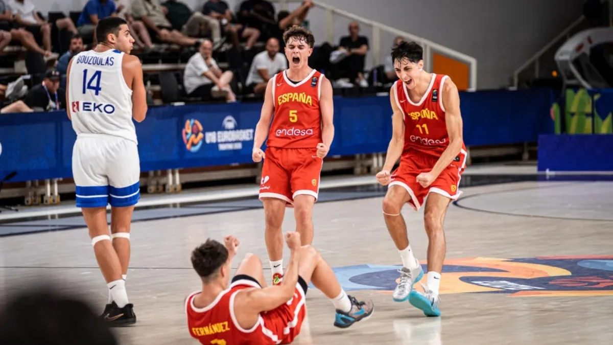 España remonta un déficit de 29 puntos y avanza a semifinales del Eurobasket U18