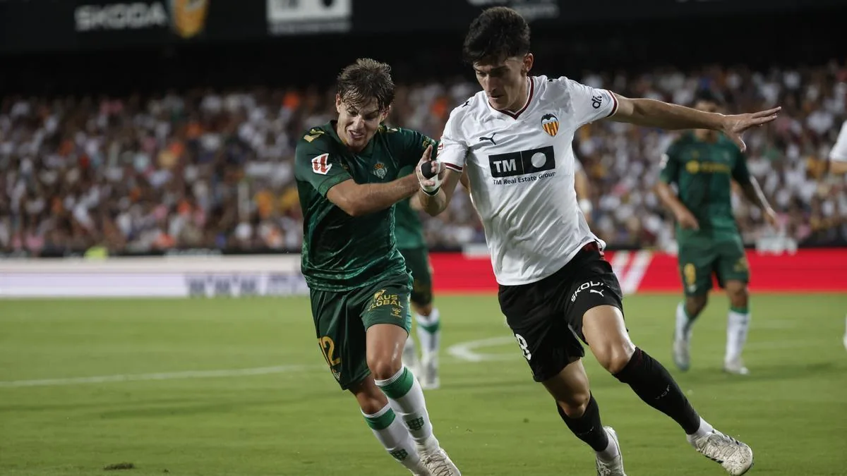 El Betis vence en Mestalla con un gol de Pablo García