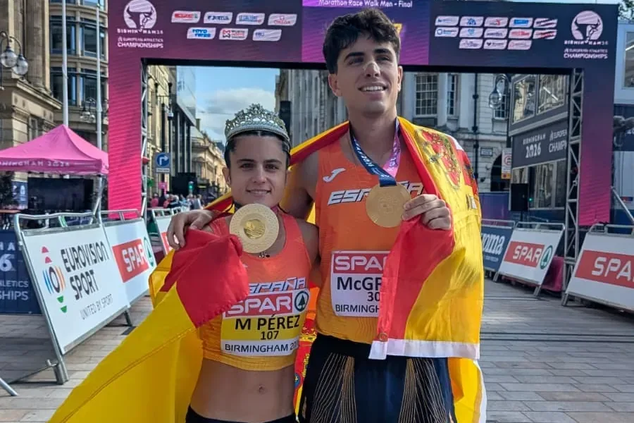 Birmingham: María Pérez y Paul McGrath logran oros en el Europeo de marcha