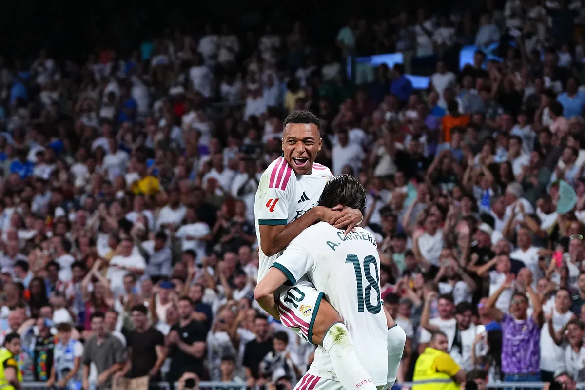 Madrid golea al Rayo, pero muestra lapsus en el Bernabéu